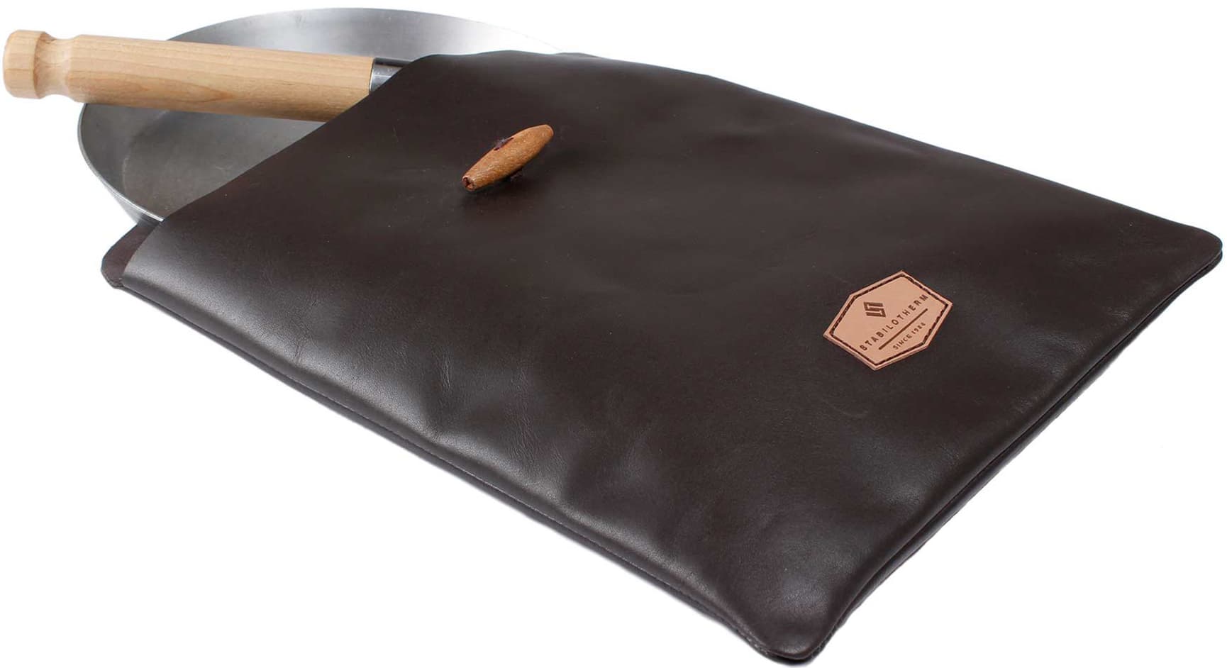 Läderpåse för stekpanna, view: 1