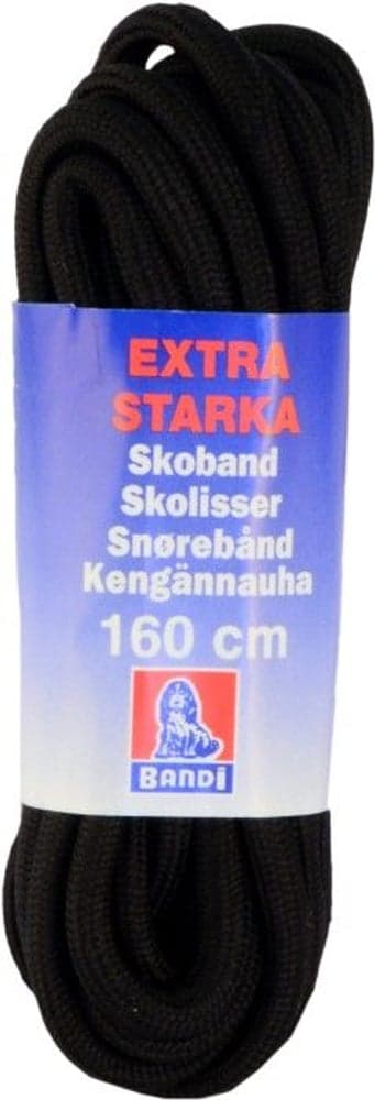 Kängsnören Svart Längd 160 Cm, view: 0