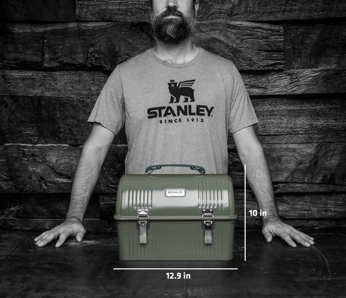 Classic Lunchbox 9.4L Hammertone Green, view: 4