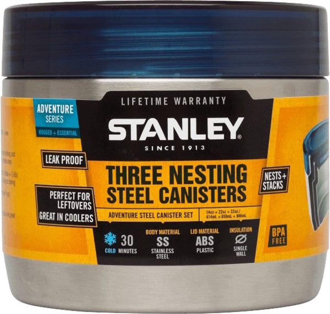 Adventure Canister Set Stainless Steel, view: 5