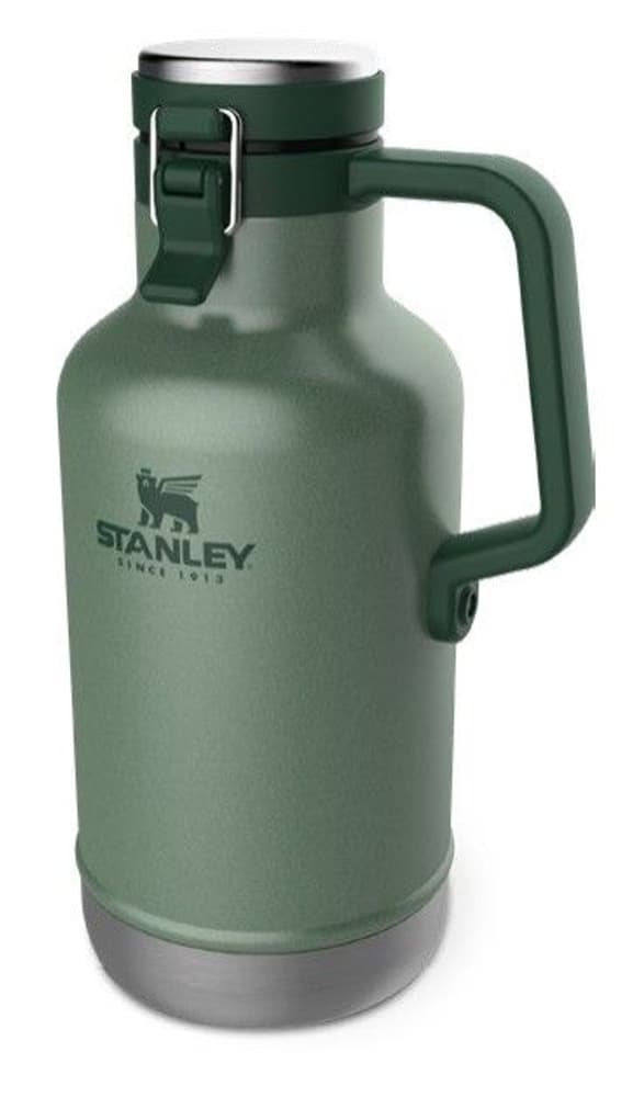 Classic Beer Growler 1.9L Hammertone Green, view: 0