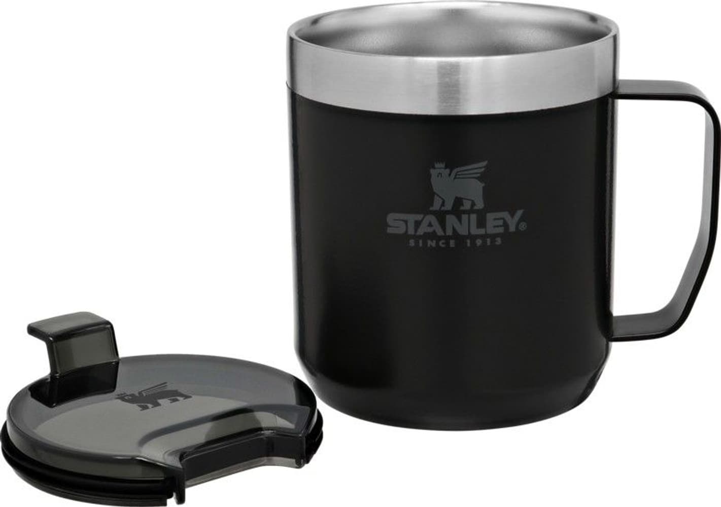 The Legendary Camp Mug 0,35L Matte Black, view: 3