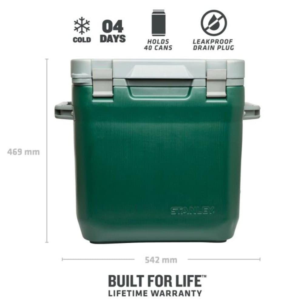 Cold For Days Outdoor Cooler 30L Green, view: 1