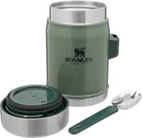 The Legendary Food Jar + Spork 0,4L Hammertone Green - view: 2