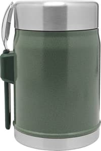The Legendary Food Jar + Spork 0,4L Hammertone Green - view: 3