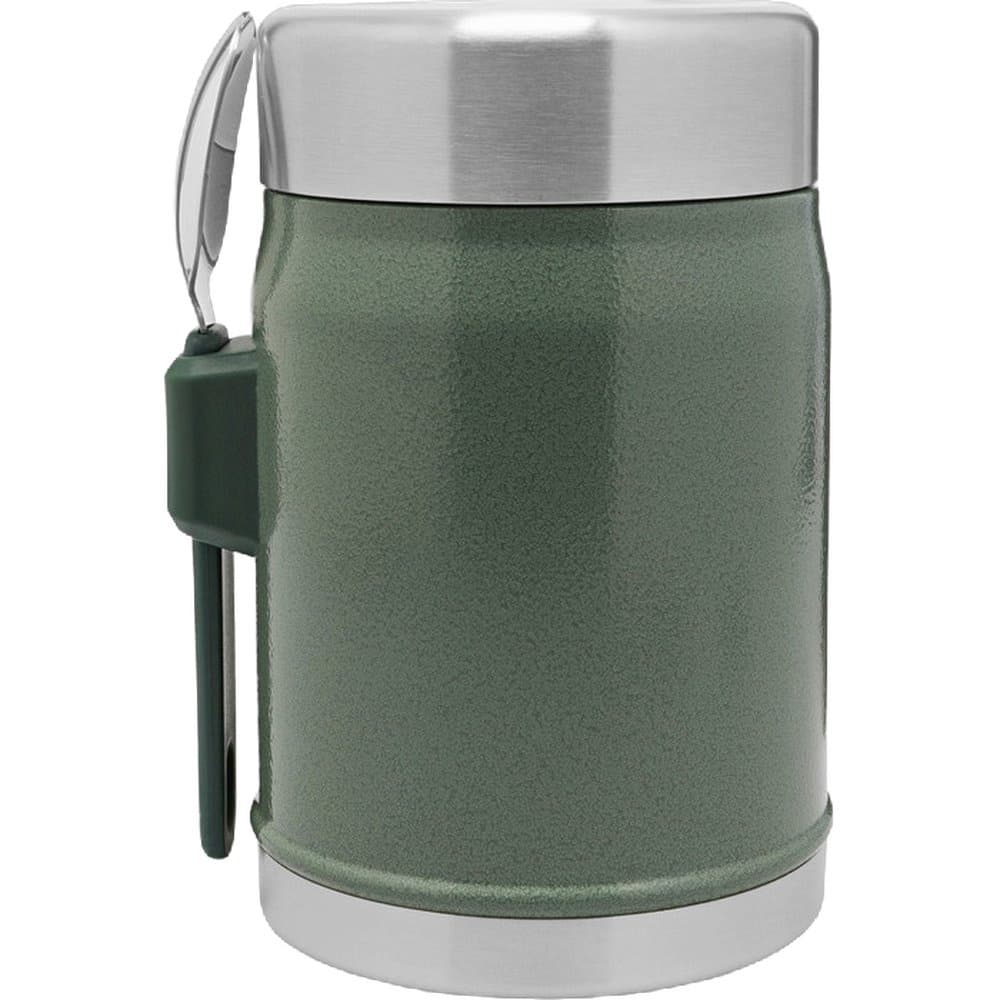 The Legendary Food Jar + Spork 0,4L Hammertone Green, view: 1