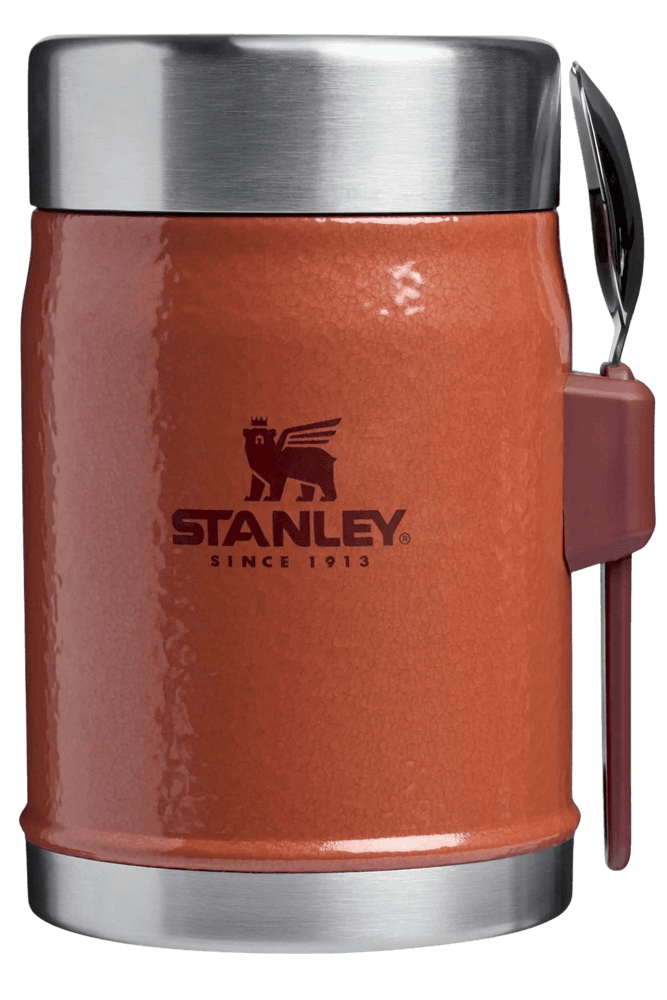 The Legendary Food Jar + Spork 0,4 L Hammertone Clay, view: 0