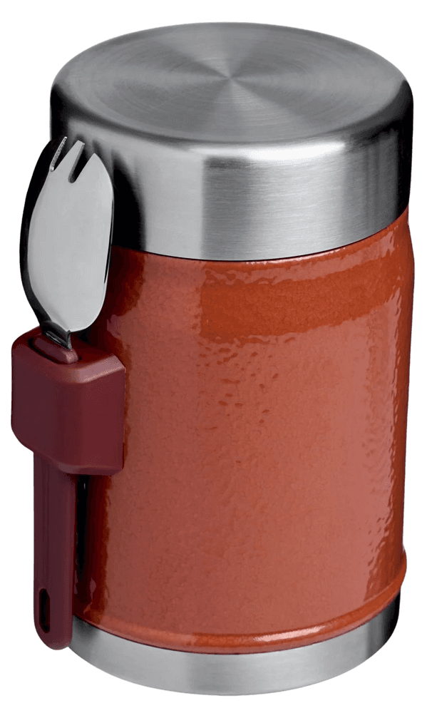 The Legendary Food Jar + Spork 0,4 L Hammertone Clay, view: 1