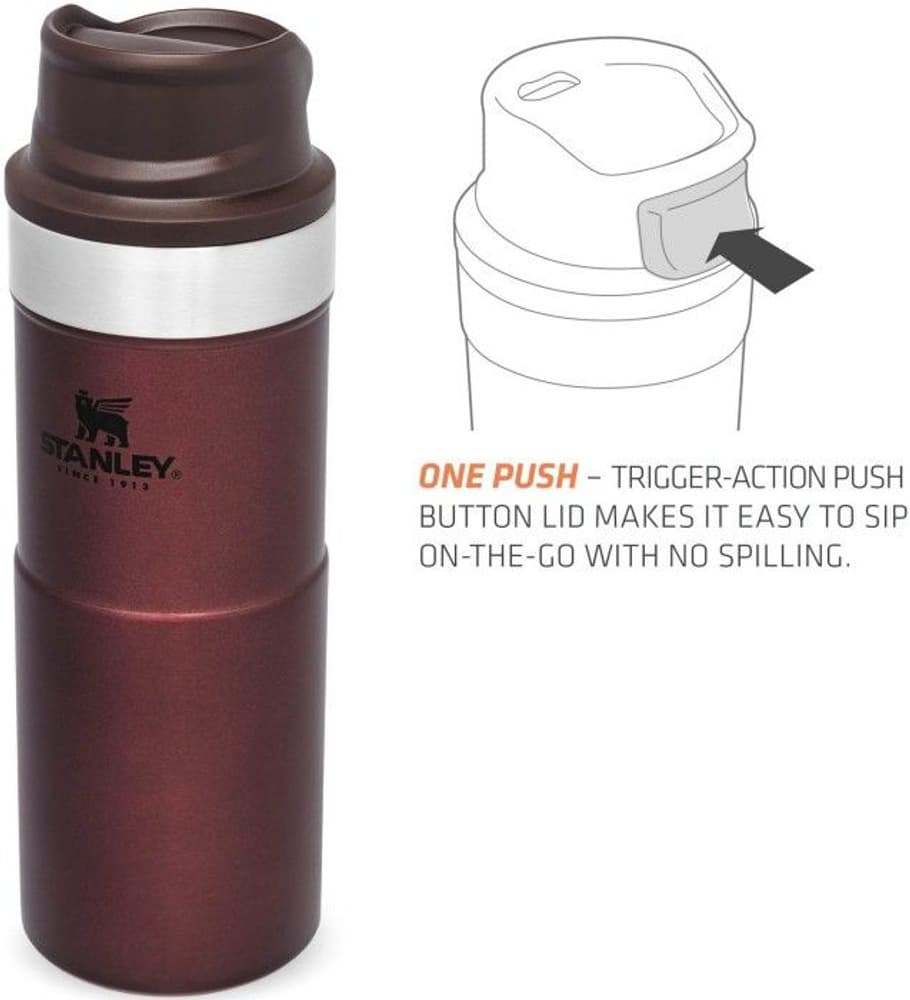 The Trigger-Action Travel Mug 0.35 Wine, view: 3