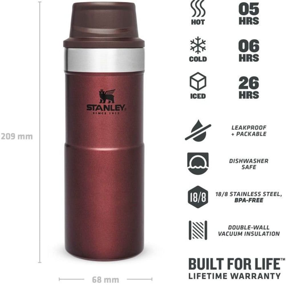 The Trigger-Action Travel Mug 0.35 Wine, view: 1