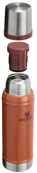 The Legendary Classic Bottle 0,75 L Hammertone Clay, view: 2