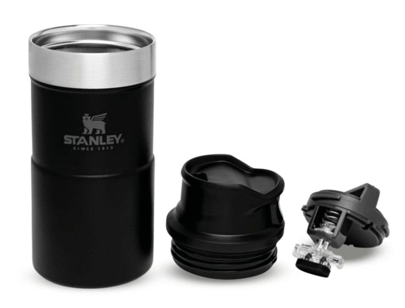 The Trigger-Action Travel Mug 0,25L Matte Black, view: 2