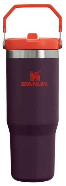 The IceFlow Flip Straw Tumbler 0,89 L Plum, view: 0