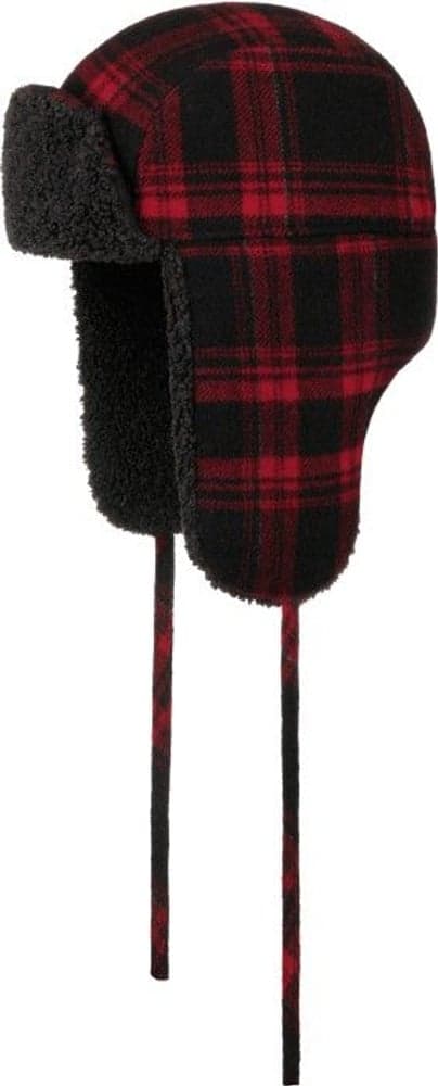 Bomber Cap Shadow Plaid Red/Black Check, view: 0