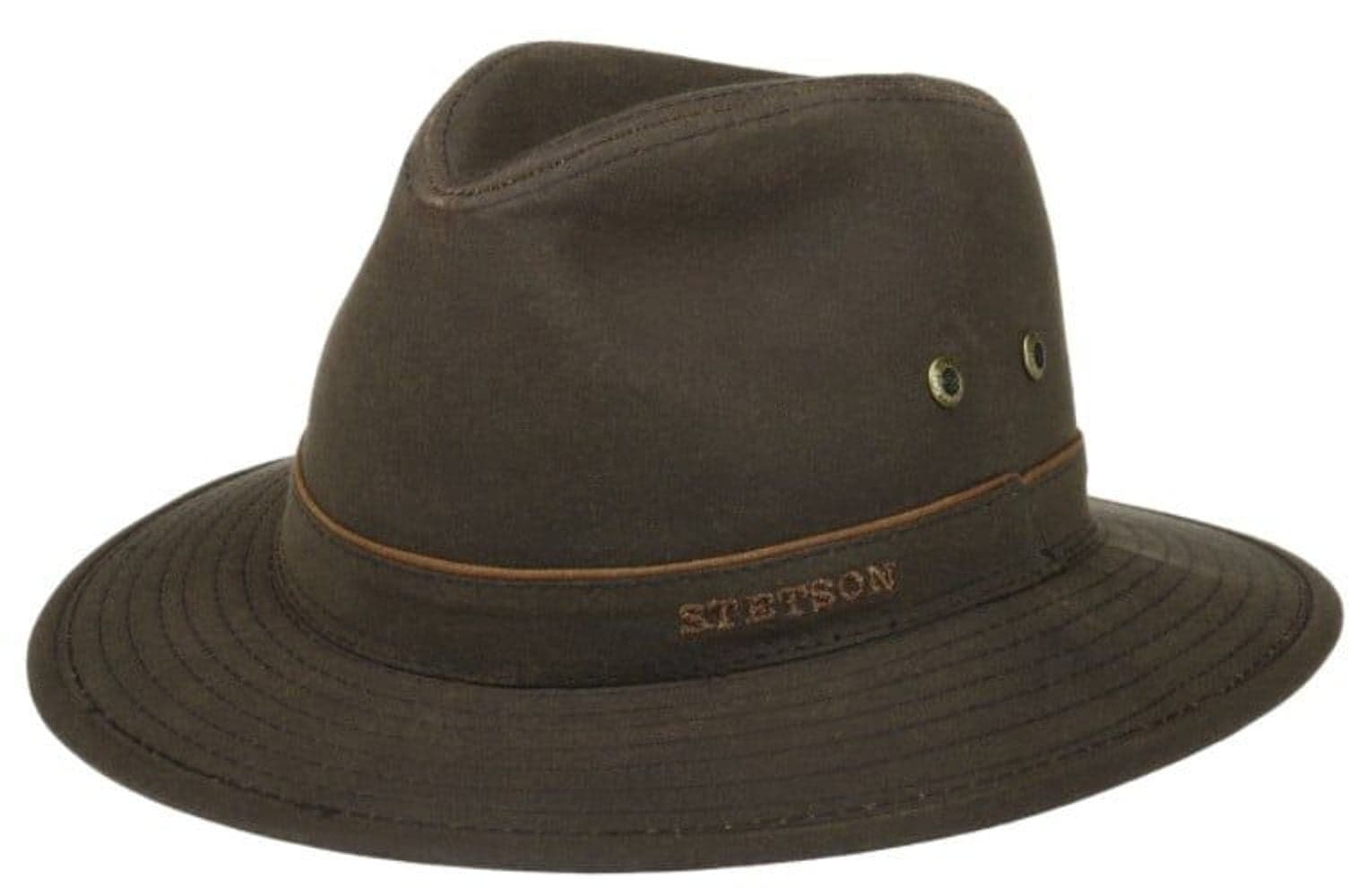 Traveller Waxed Cotton Dark Brown, view: 0