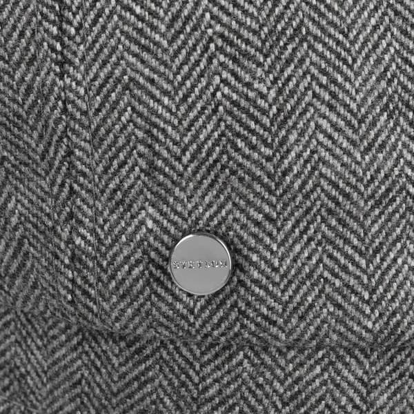Hatteras Wool/Cashmere/Silk Grey Herringbone, view: 3