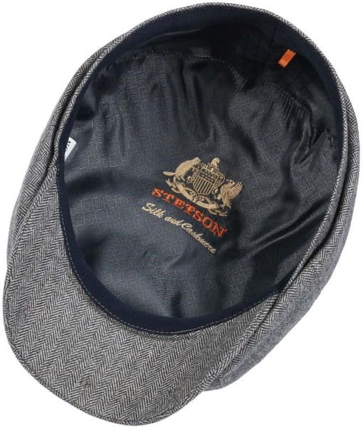 Hatteras Wool/Cashmere/Silk Grey Herringbone, view: 2