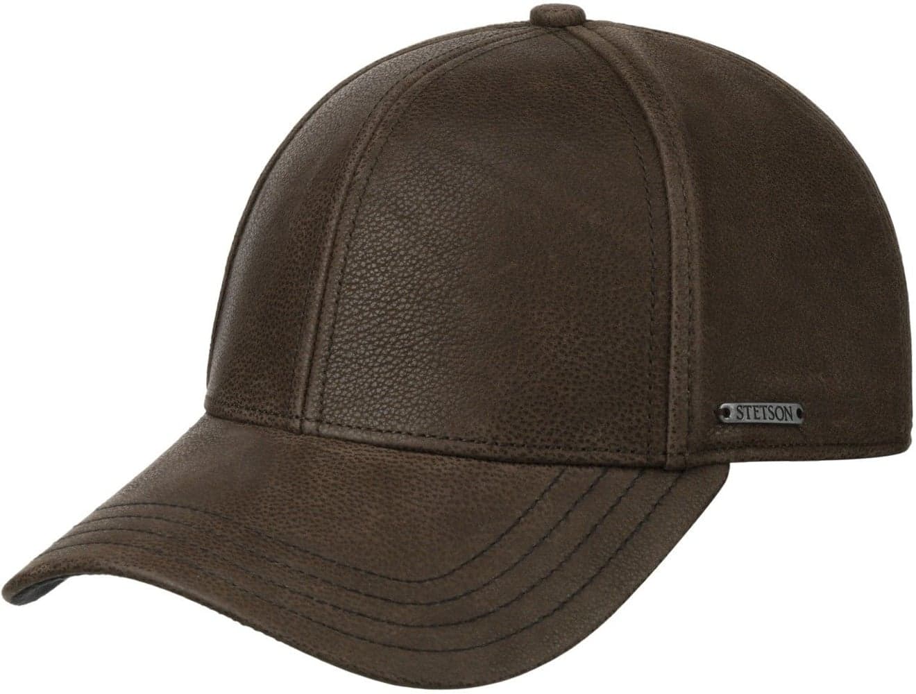 Baseball Cap Chevrette Cowhide EF Brown/Black, view: 1