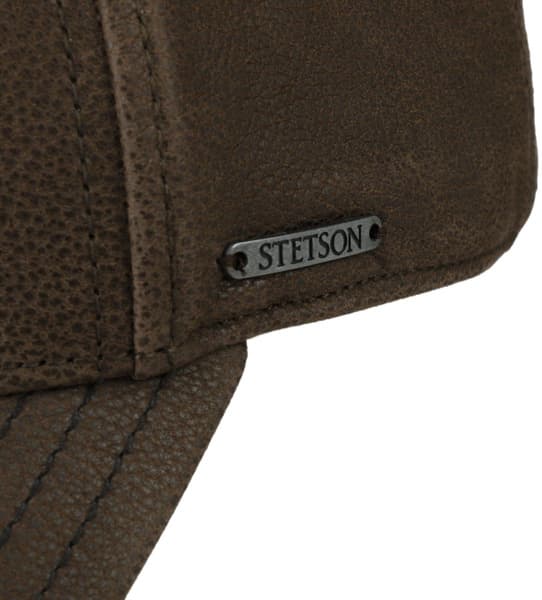 Baseball Cap Chevrette Cowhide EF Brown/Black, view: 5