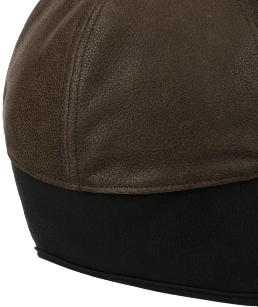 Baseball Cap Chevrette Cowhide EF Brown/Black, view: 4