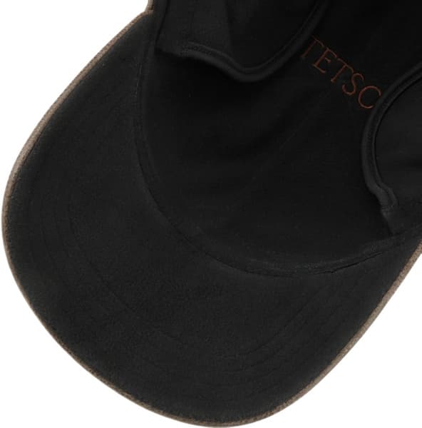 Baseball Cap Chevrette Cowhide EF Brown/Black, view: 3