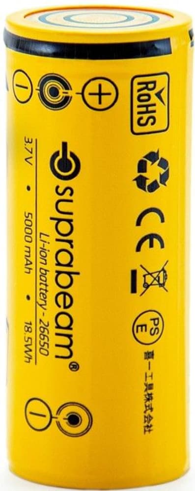 Li-ion 26650 5000 mAh Uppladdningsbart batteri, view: 1