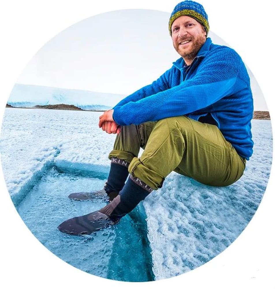 Extreme Cold Weather Mid Sock Black/Grey/White, view: 2