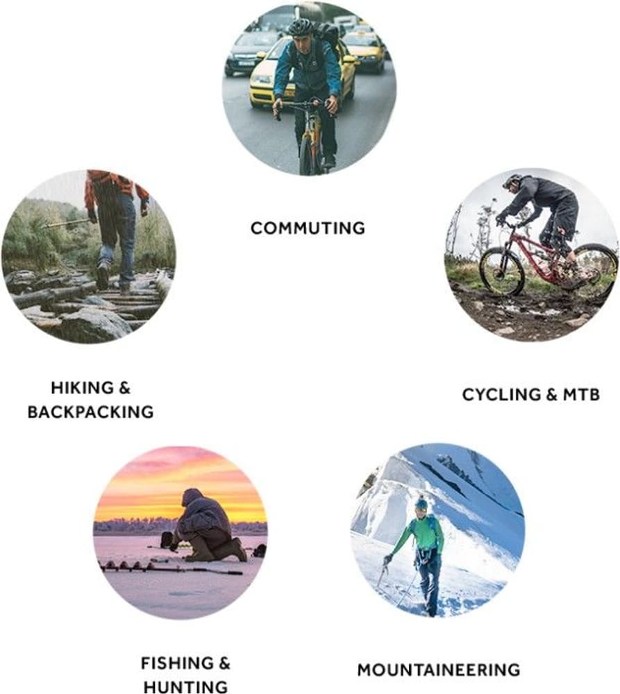 Extreme Cold Weather Mid Sock Black/Grey/White, view: 3