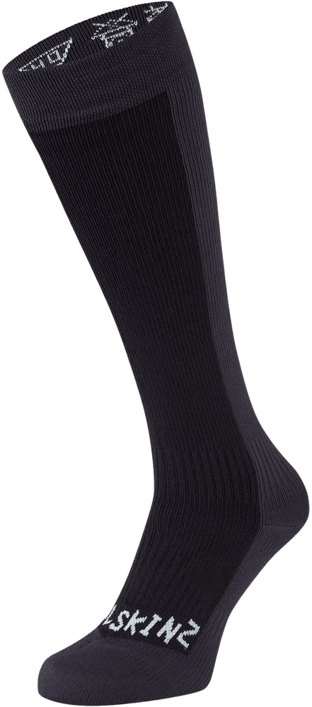 Worstead Waterproof Knee Sock Dark Grey/Black, view: 0