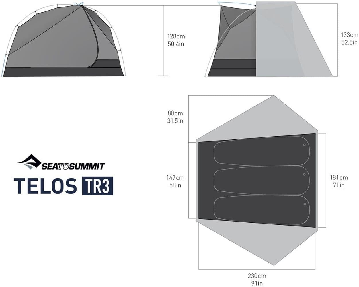 Tent Telos Tr3 Grey, view: 10