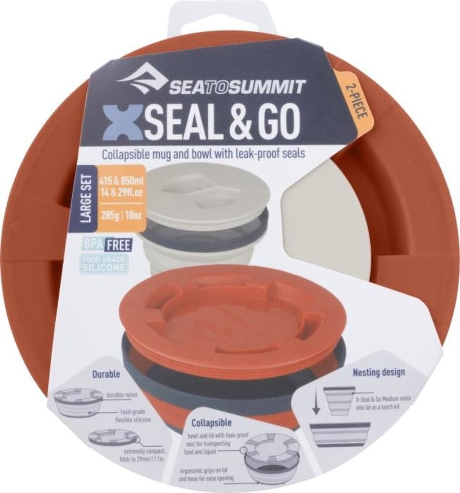 X-Seal & Go Set Large Rust, view: 2