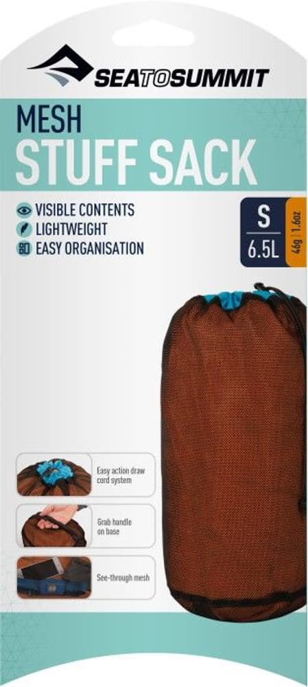 Stuff Sack Mesh S 6,5L Red, view: 1