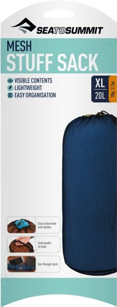 Stuff Sack Mesh XL 20L Red, view: 1