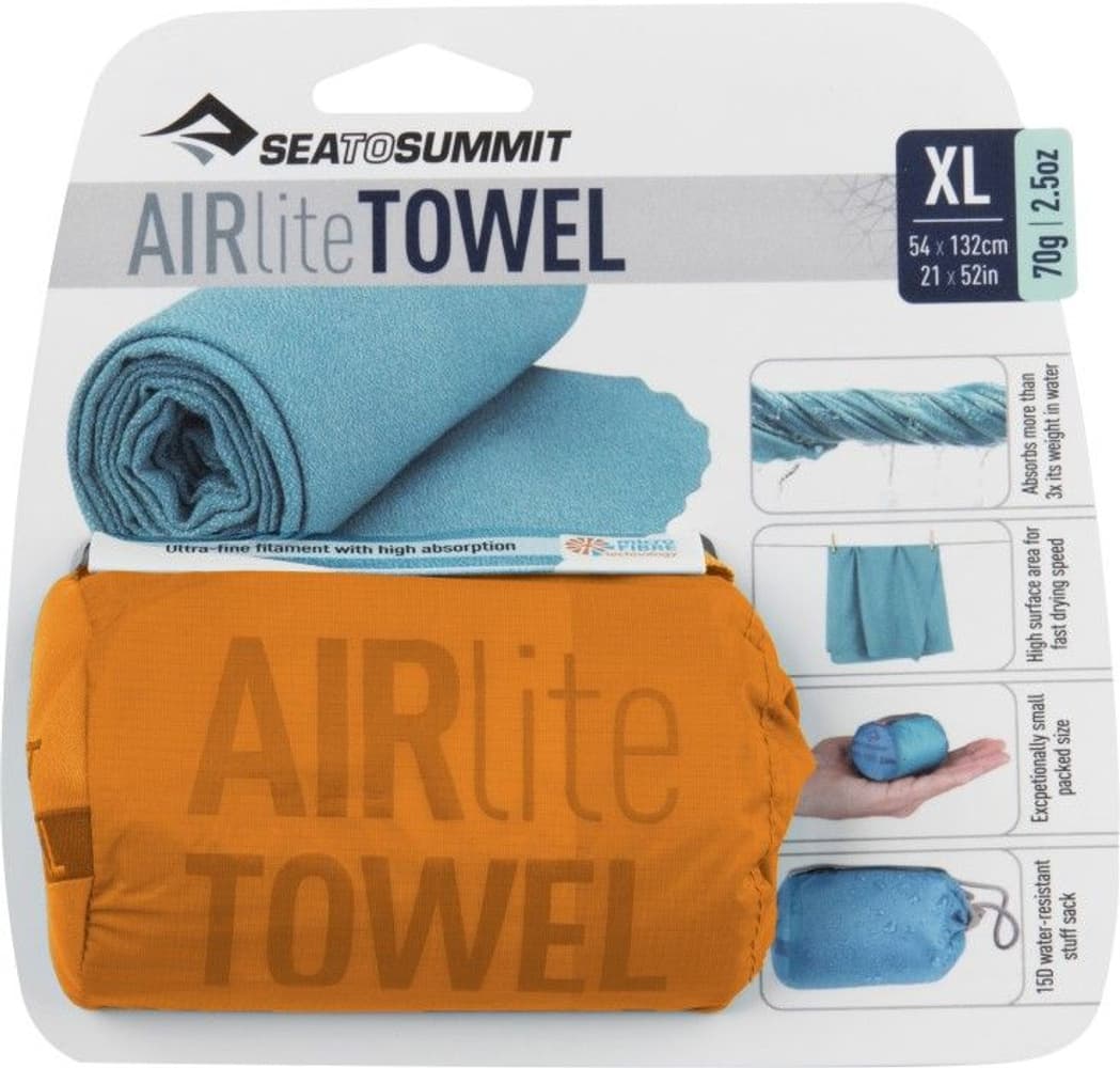Airlite Towel Xlarge Orange, view: 1