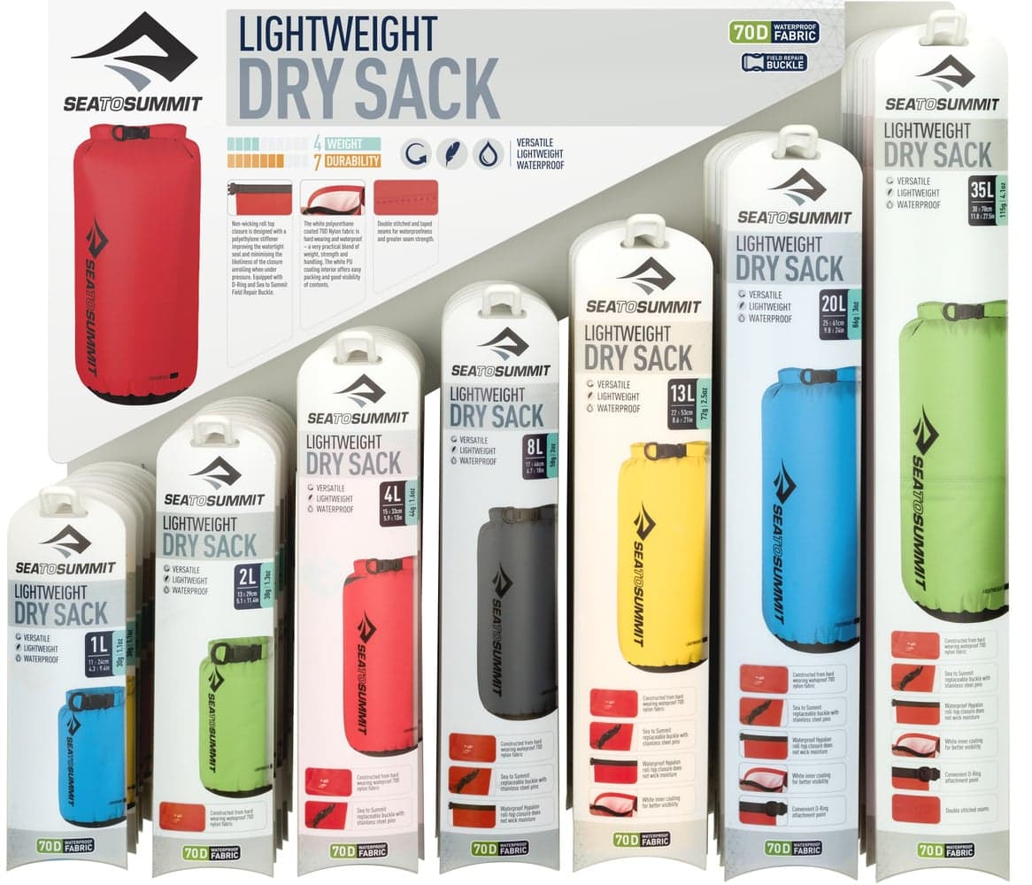 Drysack Lightweight 8L Yellow, view: 2