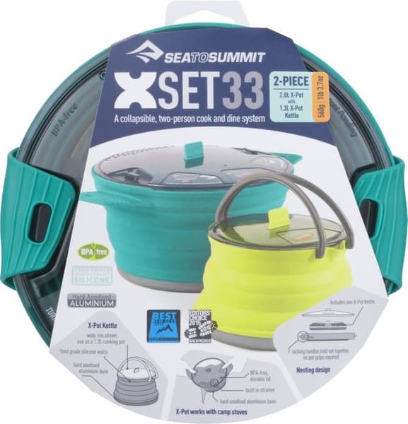 X-Set 33 2Pc (Pot 2.8L, Kettle 1.3L) Pacific Blue, view: 1