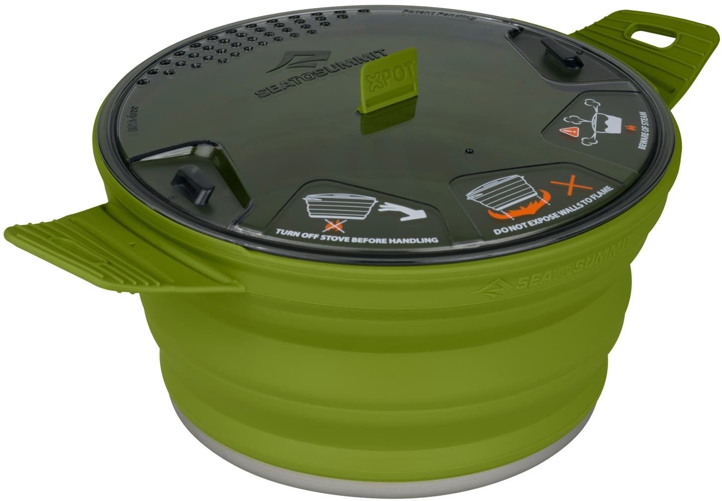 X-Set 31 5Pc (2,8L X-Pot+2Xbowl+2Xmug) Olive, view: 1