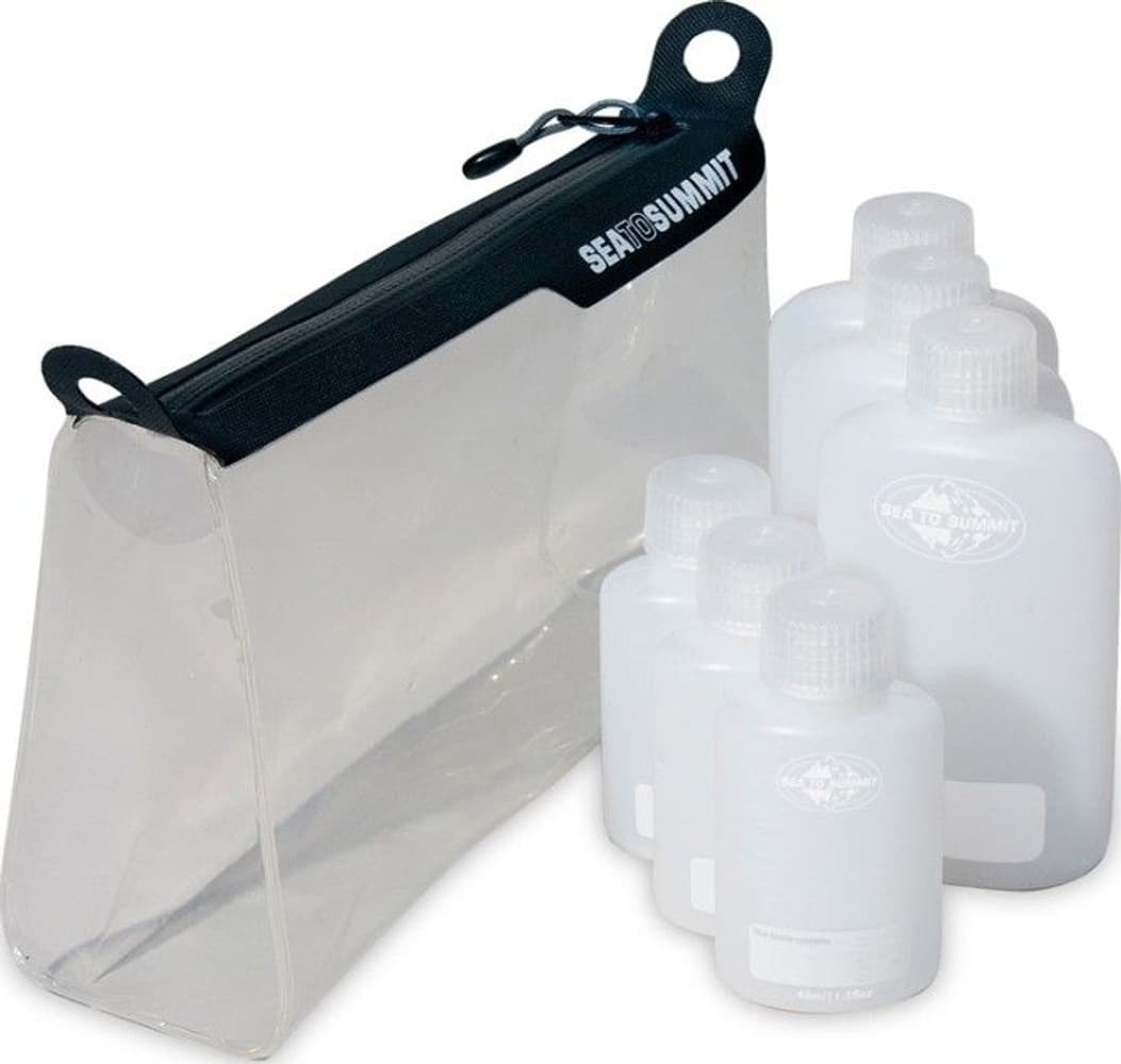 Travelling Light TPU Zip Top Pouch Clear, view: 0