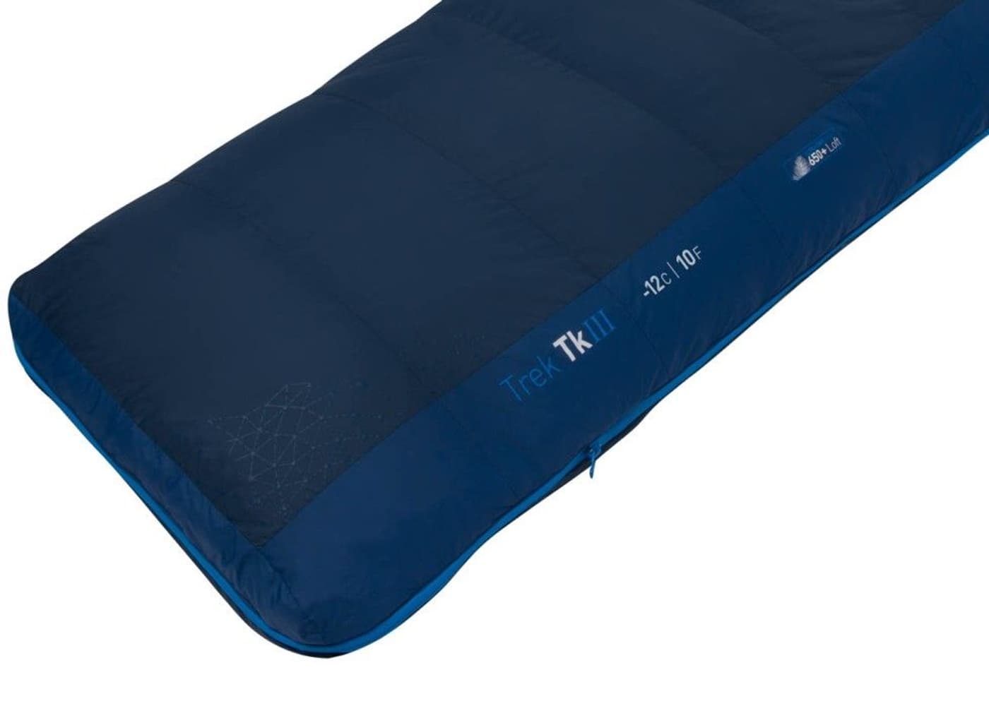 Sleeping Bag Down Trek TKIII -12°C Long Blue, view: 2