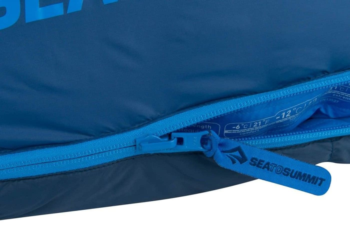 Sleeping Bag Down Trek TKIII -12°C Long Blue, view: 7