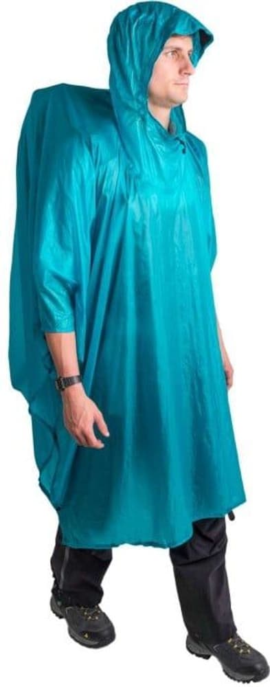 Tarp Poncho 15D Ultra-Sil Nano 145x265 cm Blue, view: 0