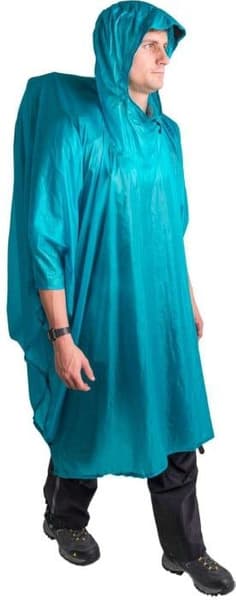 Tarp Poncho 15D Ultra-Sil Nano 145x265 cm Blue, view: 0