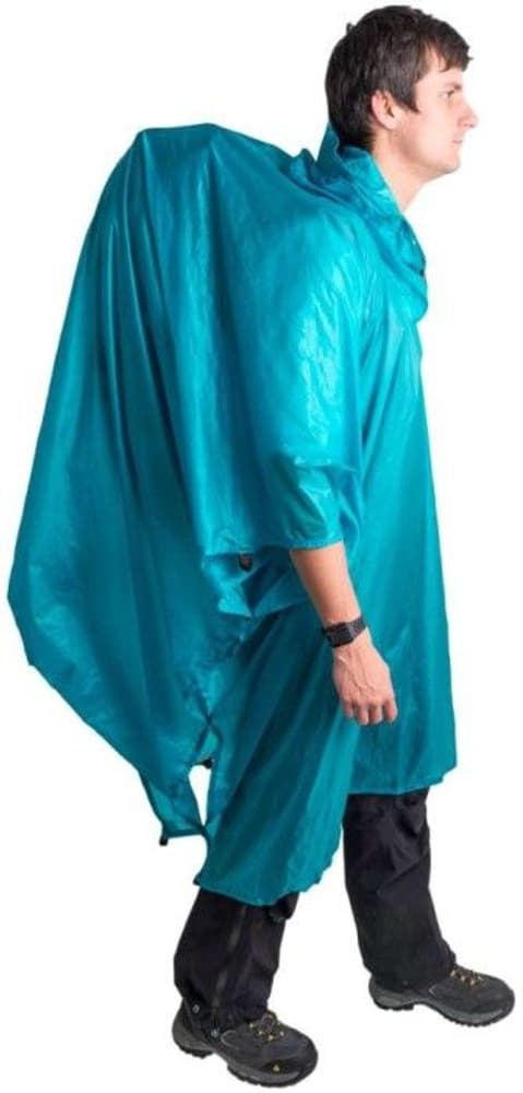Tarp Poncho 15D Ultra-Sil Nano 145x265 cm Blue, view: 4