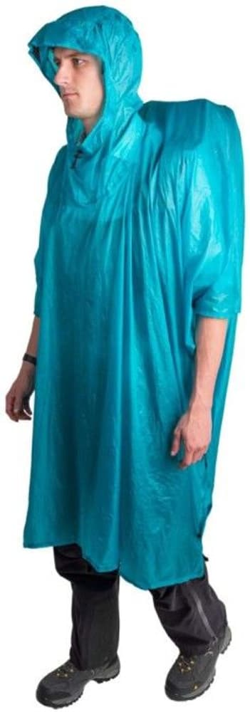 Tarp Poncho 15D Ultra-Sil Nano 145x265 cm Blue, view: 2
