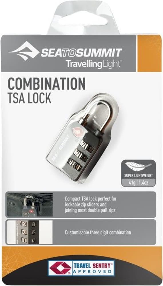 Travelling Light Lock Combination TSA Black/Grey, view: 1
