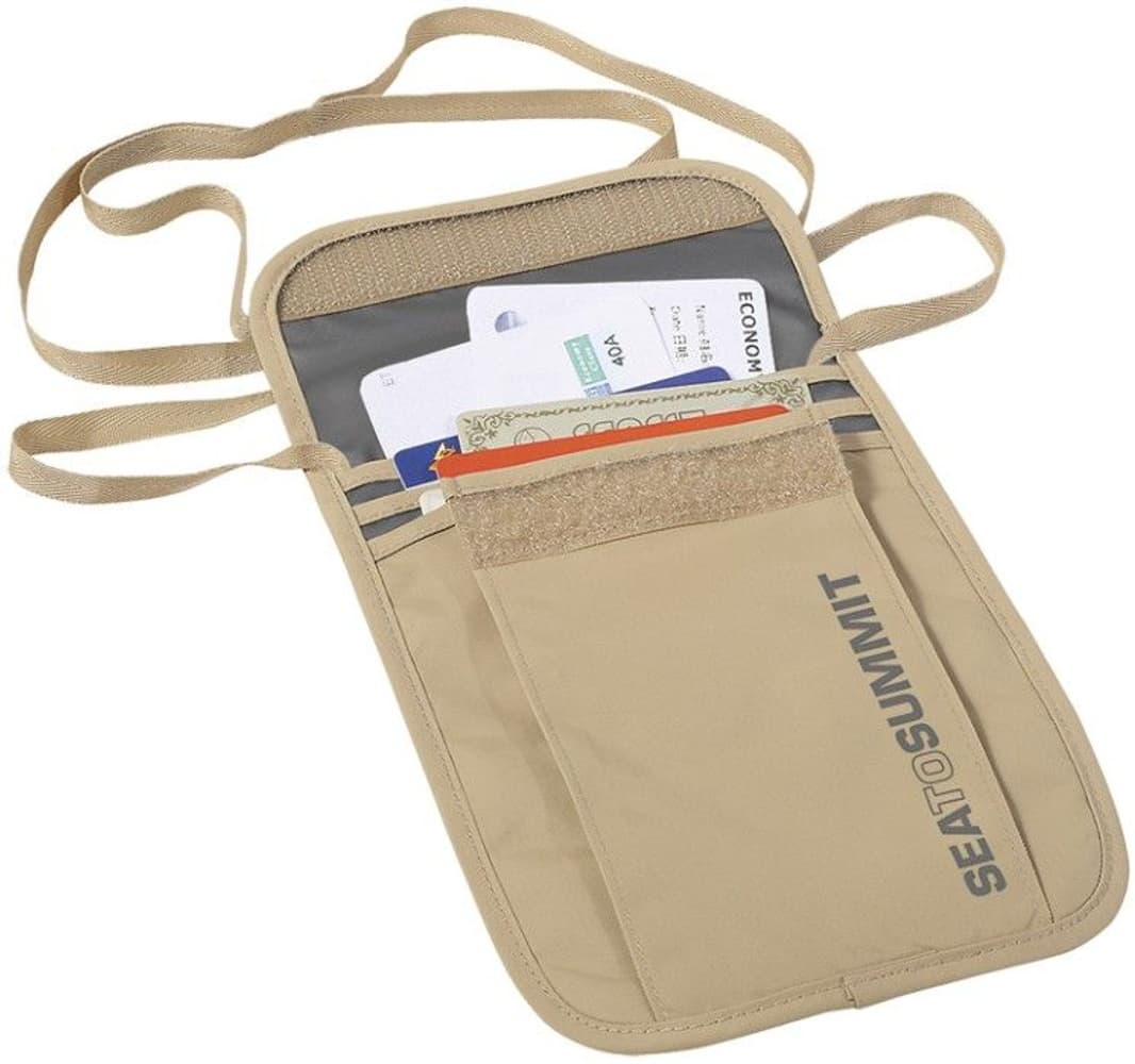 Travelling Light Neck Pouch Standard 3 Sand, view: 0