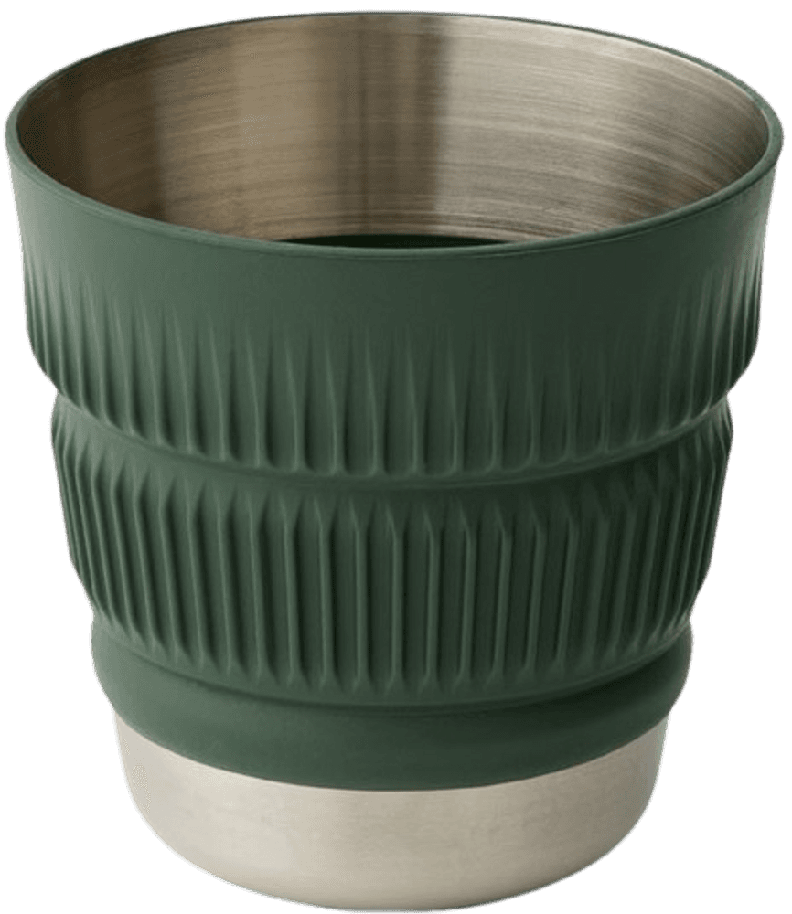 Detour Stainless Steel Collapsible Mug Green, view: 0