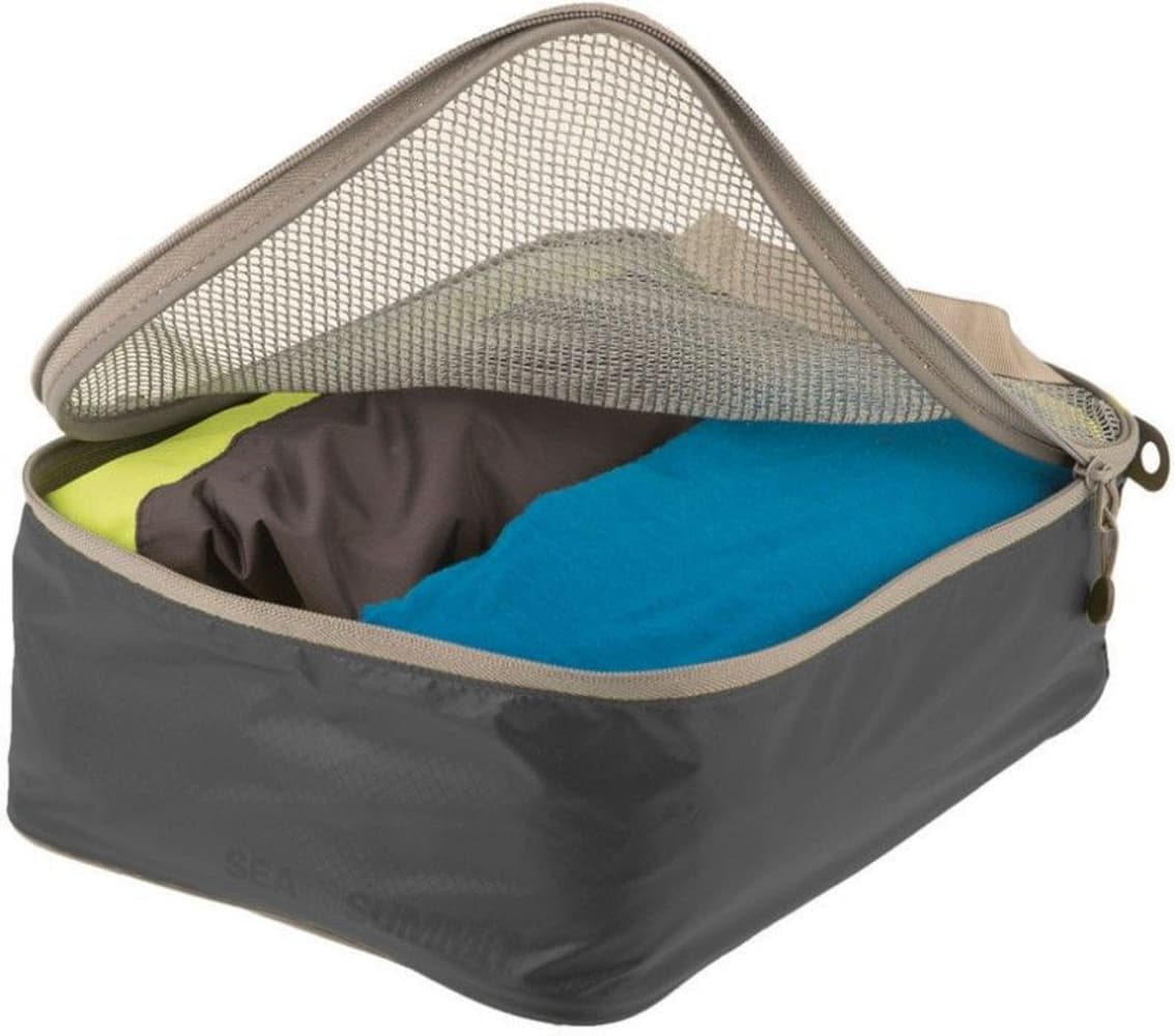 Travelling Light Garment Mesh Bag Small 4L Black/Grey, view: 0