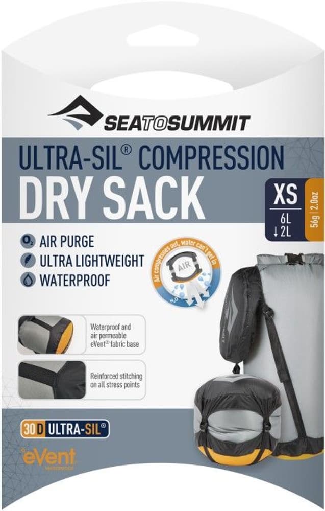 Ultra-Sil eVent Compression Dry Sack XS 6L/2L Grey, view: 1