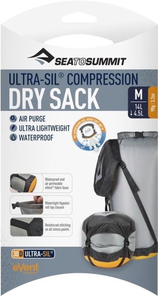 Ultra-Sil eVent Compression Dry Sack M 14L/4,5L Grey, view: 1